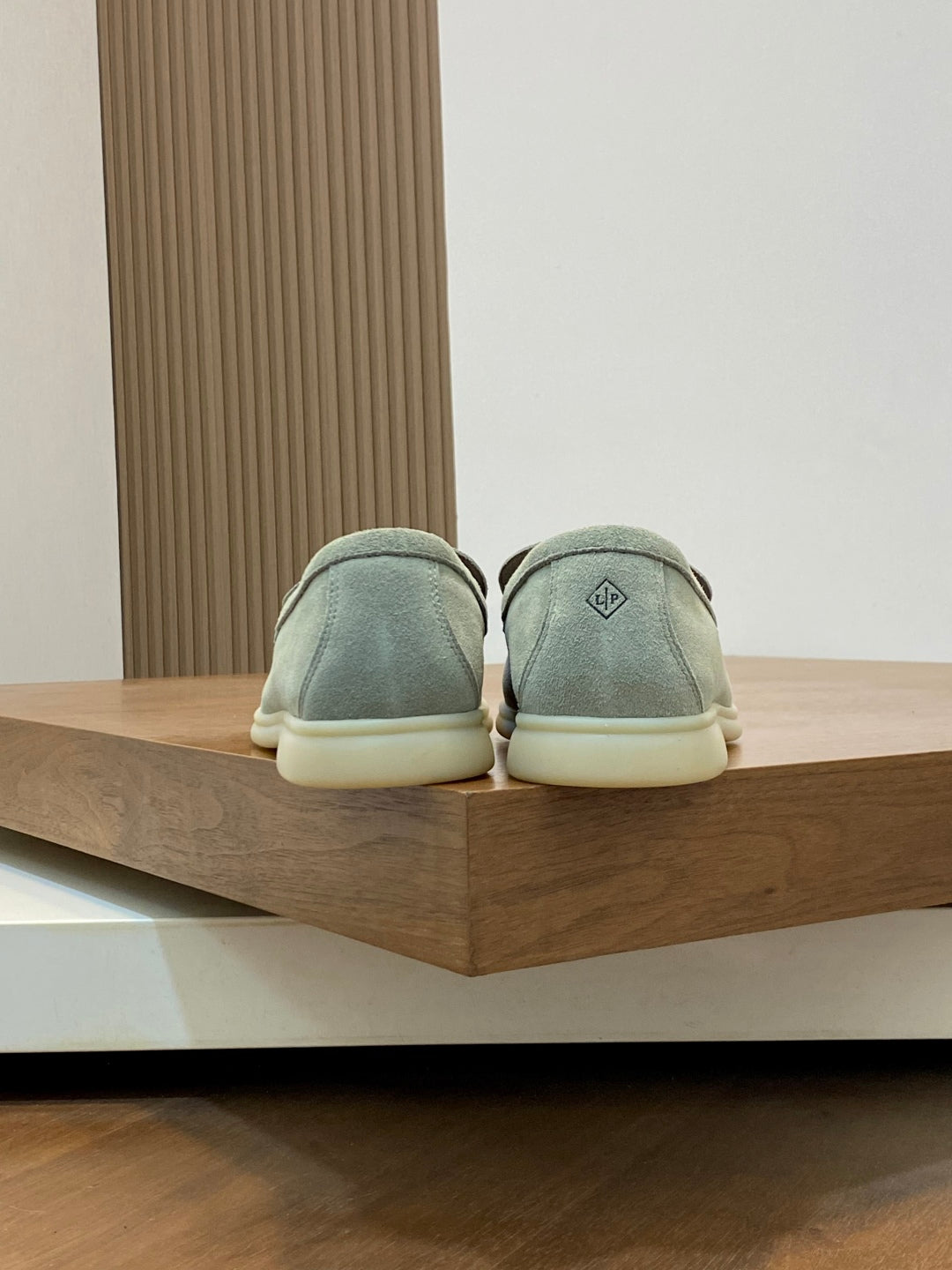 Loro Piana Suede Leather Slip-On Loafers