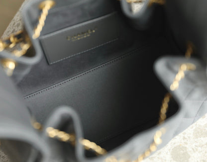 Chanel 25 Bag Hobo in Deep Grey Calfskin – Small