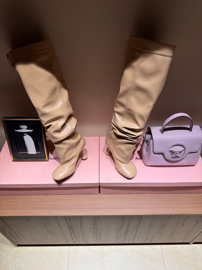Loewe Classic Pleated Trouser Knee-High Boots