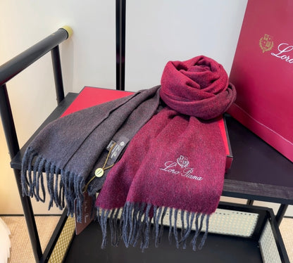 Loro Piana Plaid Wool Scarf