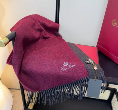 Loro Piana Plaid Wool Scarf