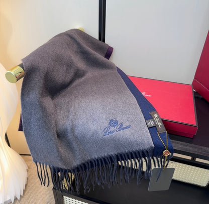 Loro Piana Plaid Wool Scarf