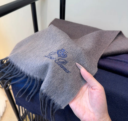 Loro Piana Plaid Wool Scarf