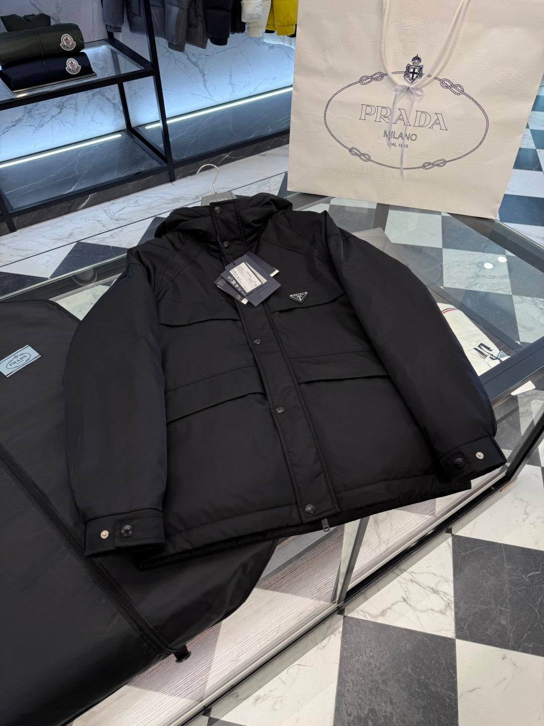 Prada Re-Nylon Classic Down Jacket