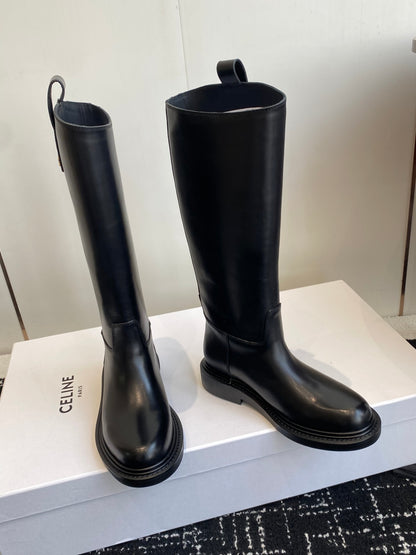 Celine Triomphe Equestrian Ankle Boots – 2025FW