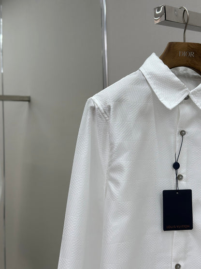 Louis Vuitton Jacquard Long Sleeve Shirt – 25SS