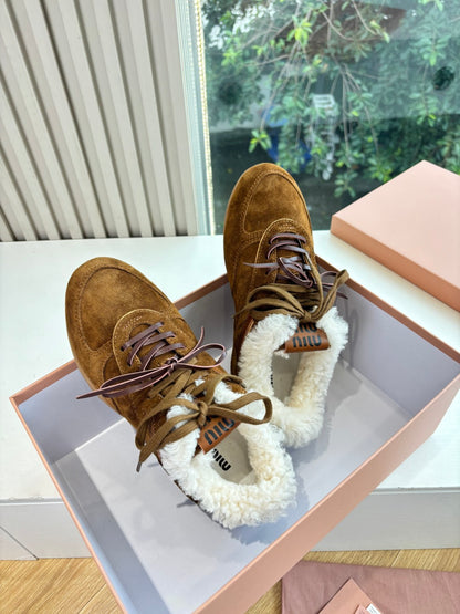 Miu Miu x New Balance 530 Suede Sneakers