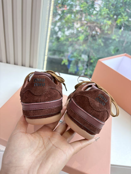 Miu Miu x New Balance 530 Suede Sneakers