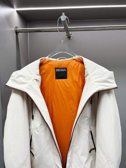 Zegna Letter Embossed Down Jacket