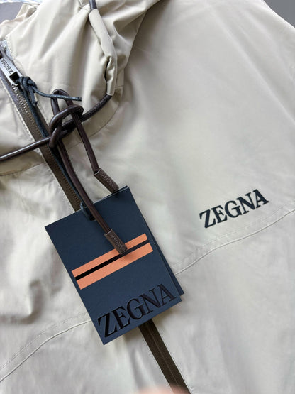 Zegna Letter Print Down Jacket