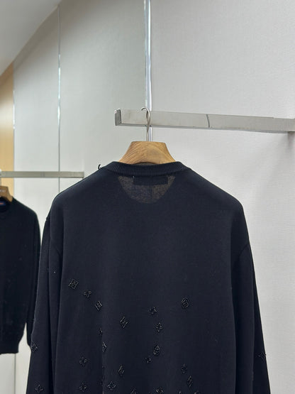 Louis Vuitton Gradient Beaded Crewneck Sweater – 25FW