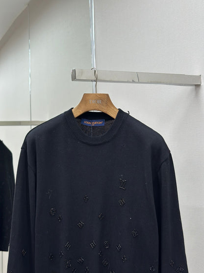 Louis Vuitton Gradient Beaded Crewneck Sweater – 25FW