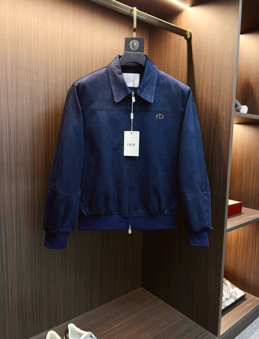 Dior Classic Men's Suede Bomber Jacket