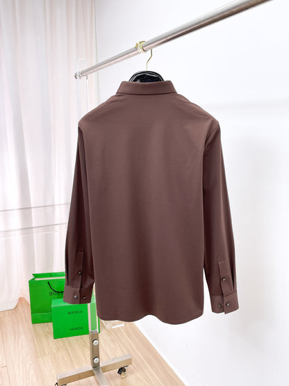 Dior Embroidered Logo Long Sleeve Shirt – 2025SS