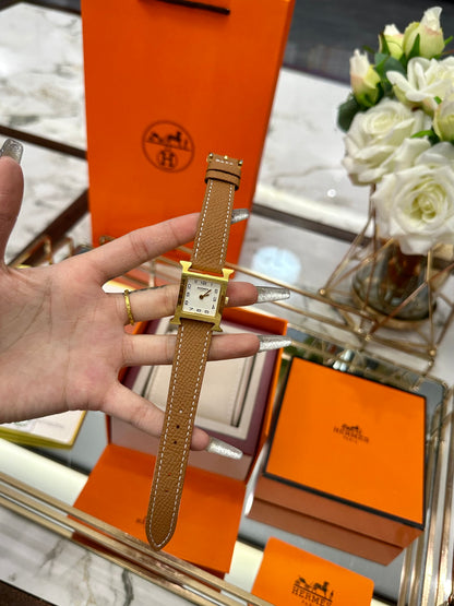 Hermès Small Square Quartz Wristwatch