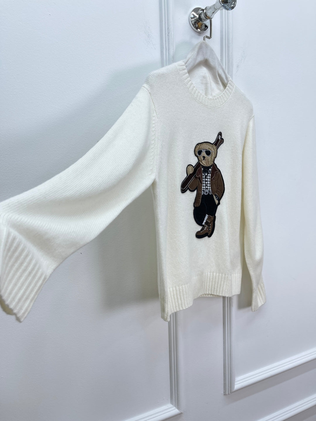 Ralph Lauren Polo Bear Cashmere Wool Knit Sweater