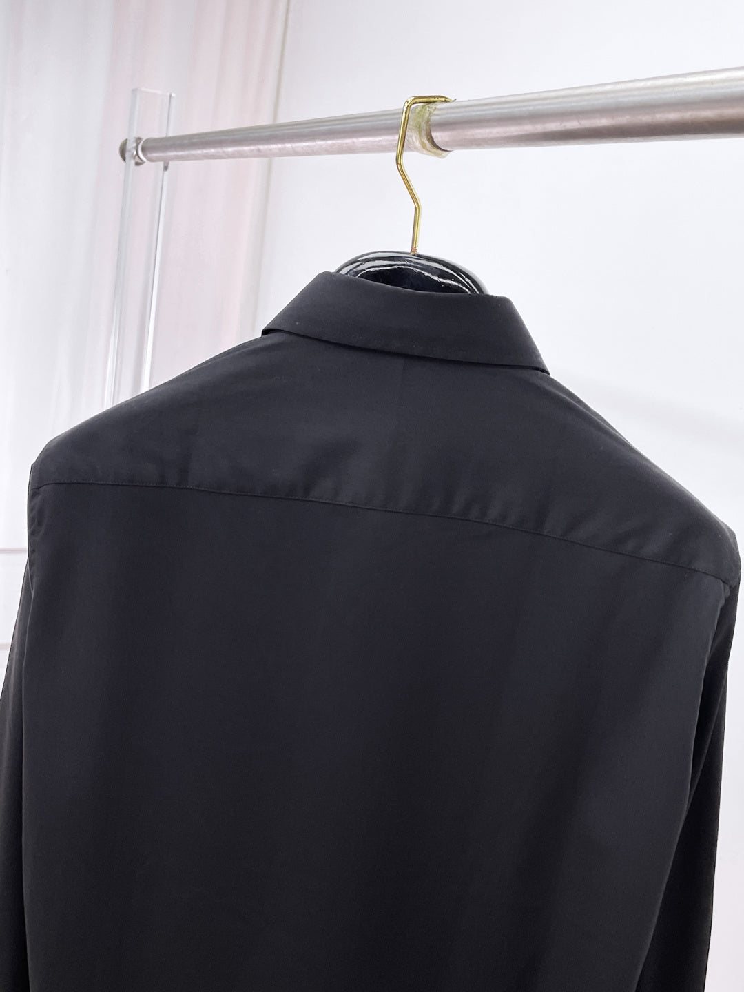 Miu Miu Embroidered Logo Long-Sleeve Shirt – 2025SS
