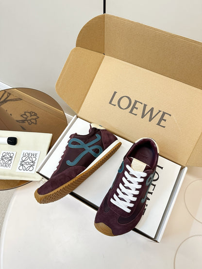 Loewe Ballet Runner 2.0 Burgundy Sneakers