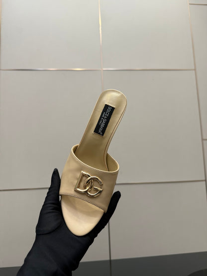 Dolce & Gabbana DG Buckle Heeled Sandals