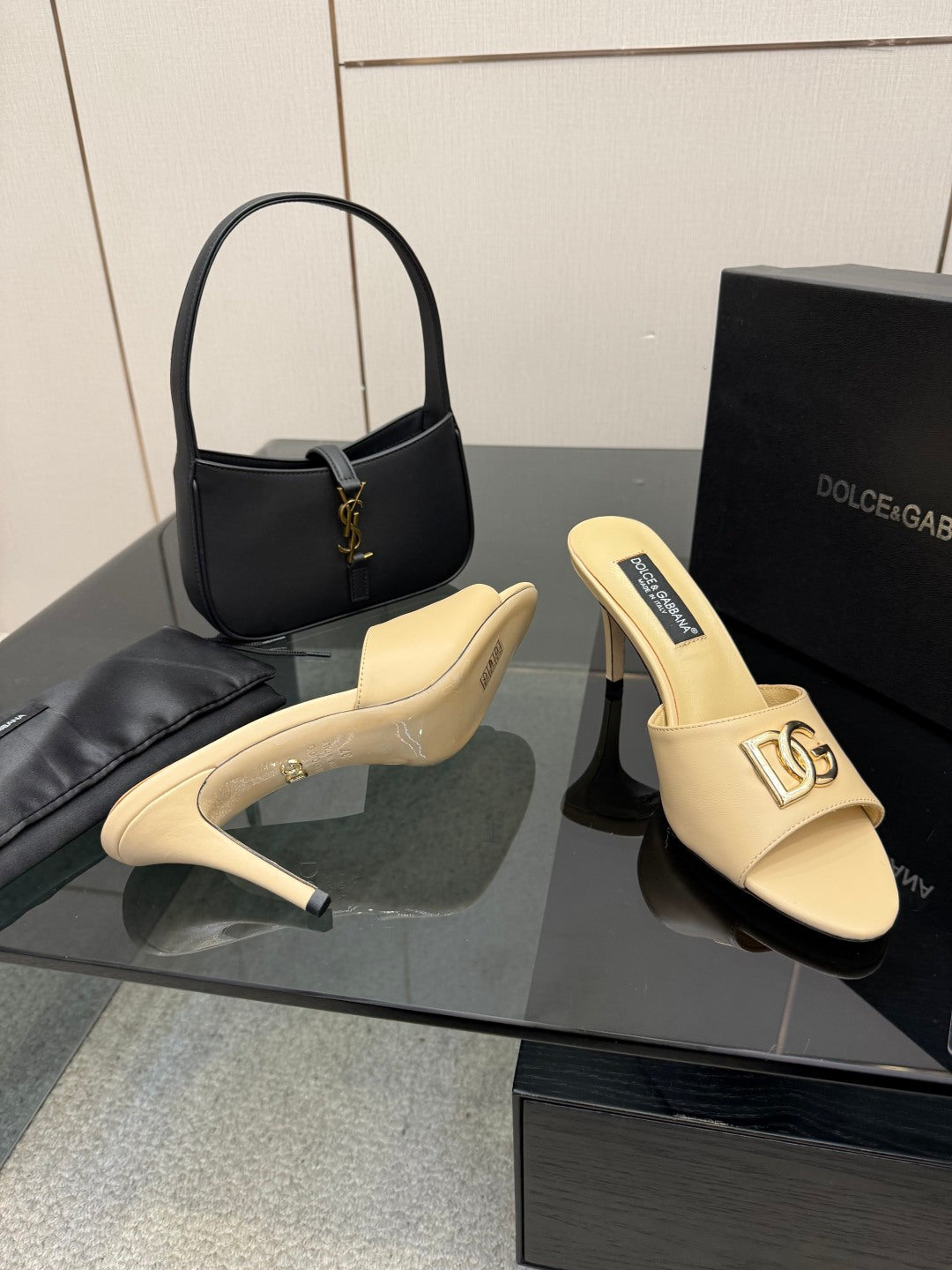 Dolce & Gabbana DG Buckle Heeled Sandals