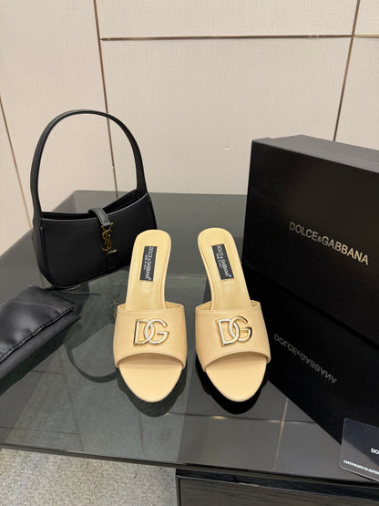 Dolce & Gabbana DG Buckle Heeled Sandals