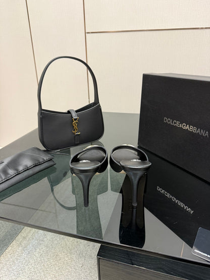 Dolce & Gabbana DG Buckle Heeled Sandals
