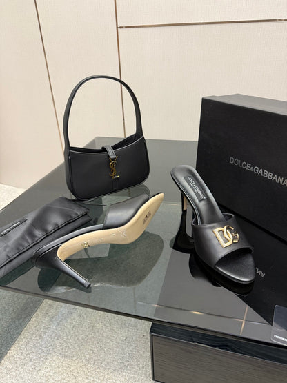 Dolce & Gabbana DG Buckle Heeled Sandals