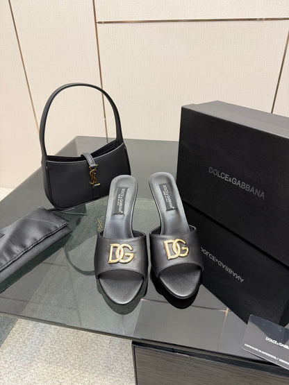 Dolce & Gabbana DG Buckle Heeled Sandals