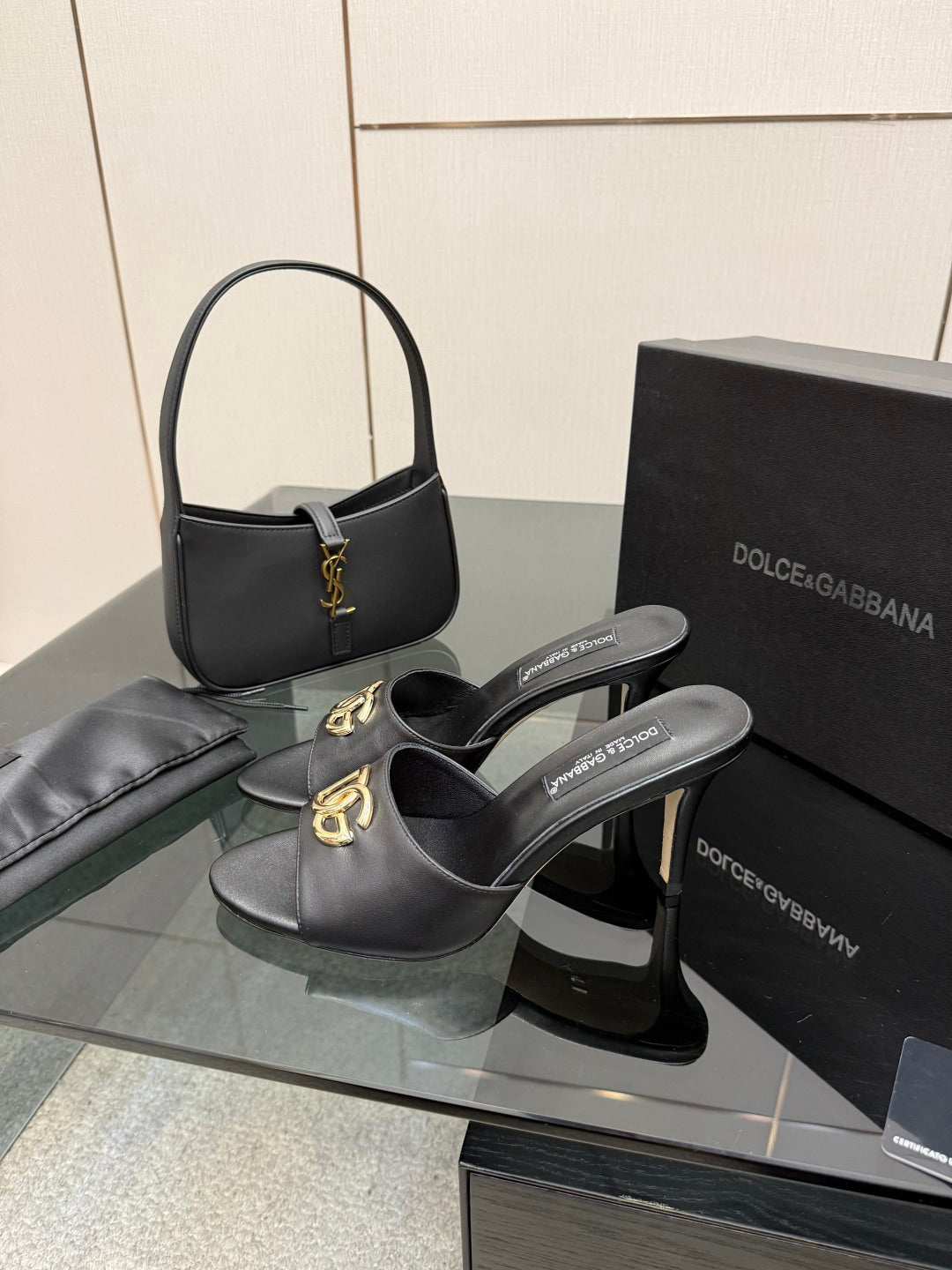 Dolce & Gabbana DG Buckle Heeled Sandals