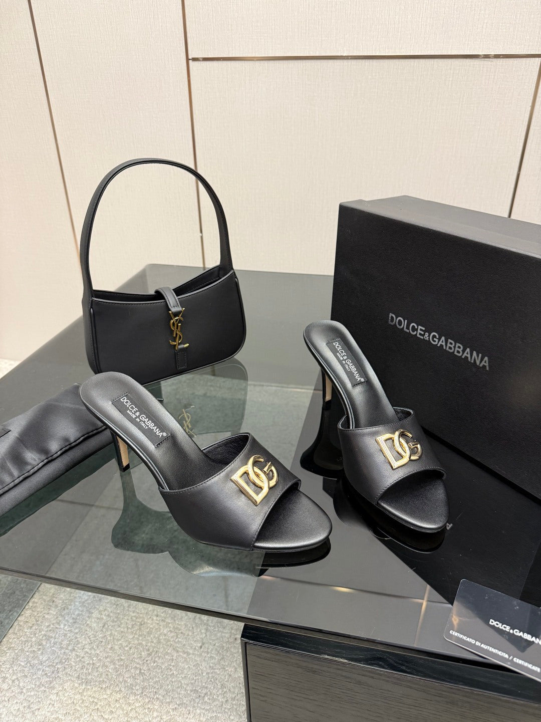 Dolce & Gabbana DG Buckle Heeled Sandals