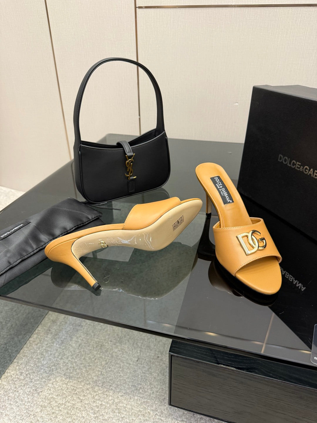 Dolce & Gabbana DG Buckle Heeled Sandals