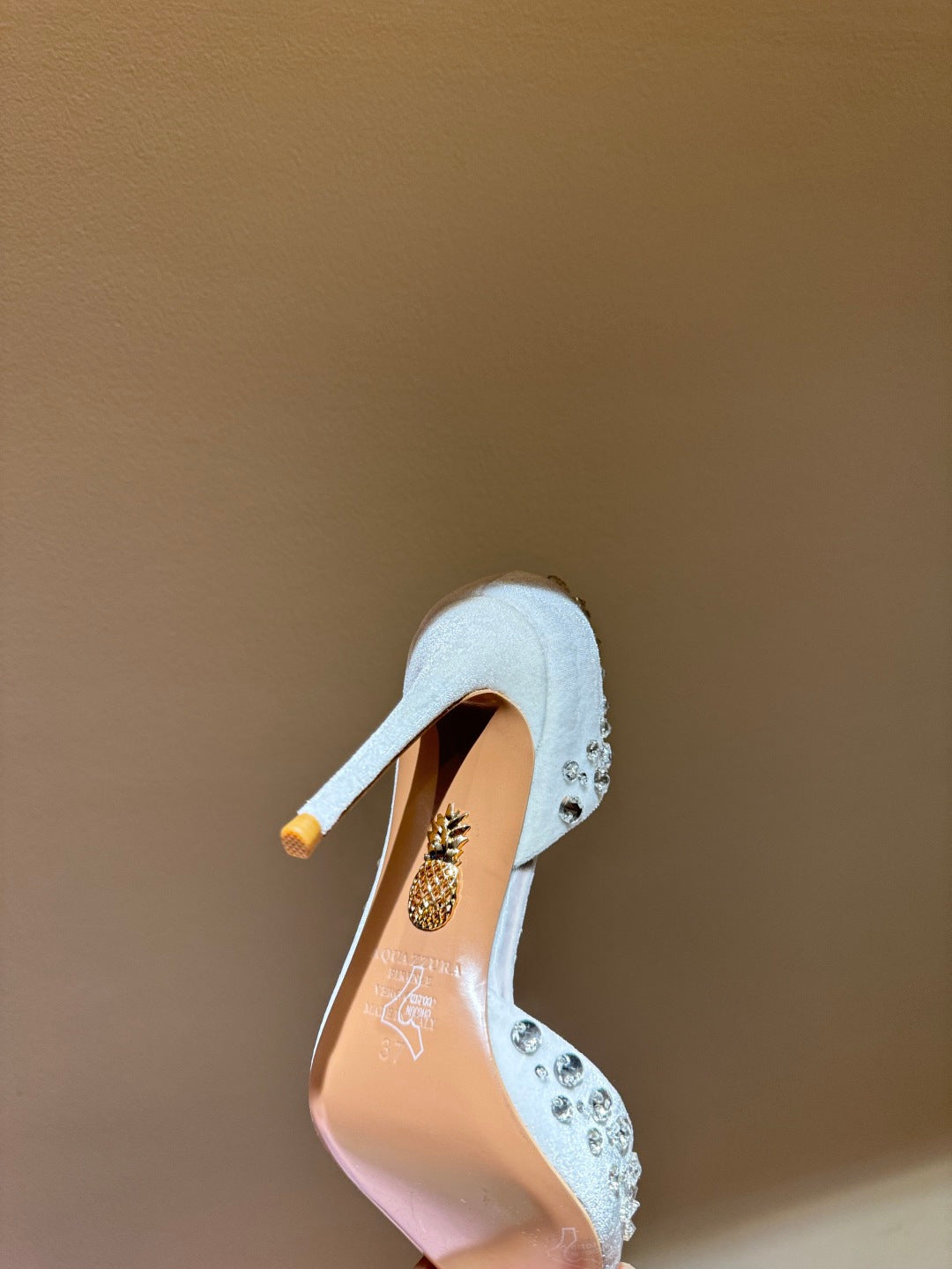 Aquazzura Butterfly Velvet Heeled Sandals – 2025 Spring/Summer Collection