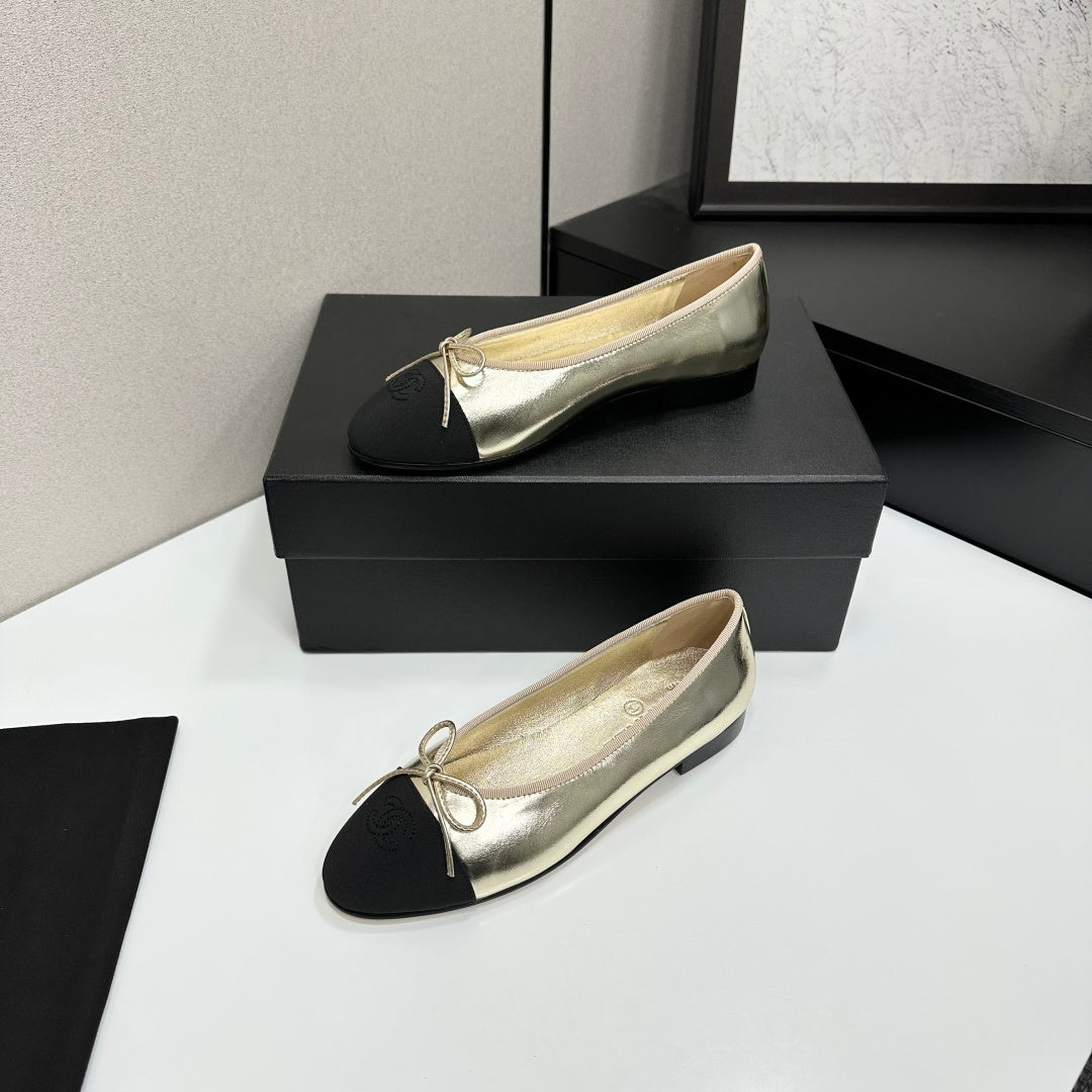 Chanel Classic Two-Tone Slingback Shoes