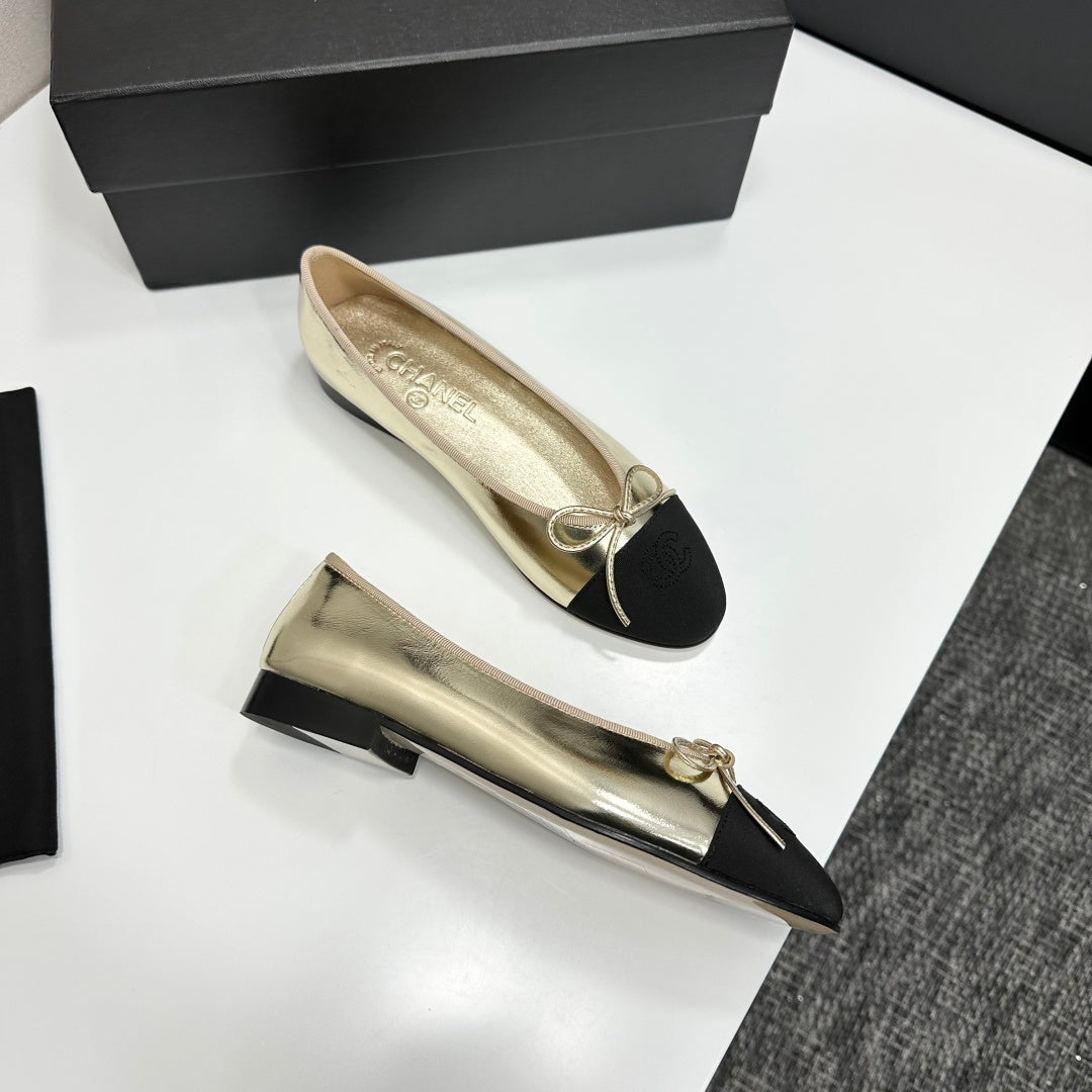 Chanel Classic Two-Tone Slingback Shoes
