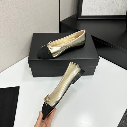Chanel Classic Two-Tone Slingback Shoes