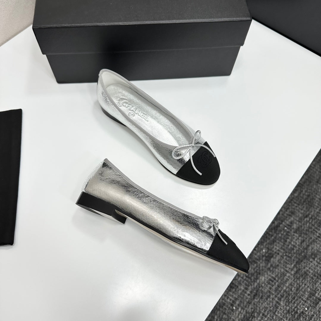 Chanel Classic Two-Tone Slingback Shoes