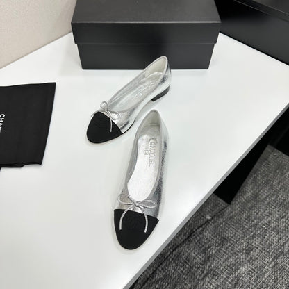 Chanel Classic Two-Tone Slingback Shoes