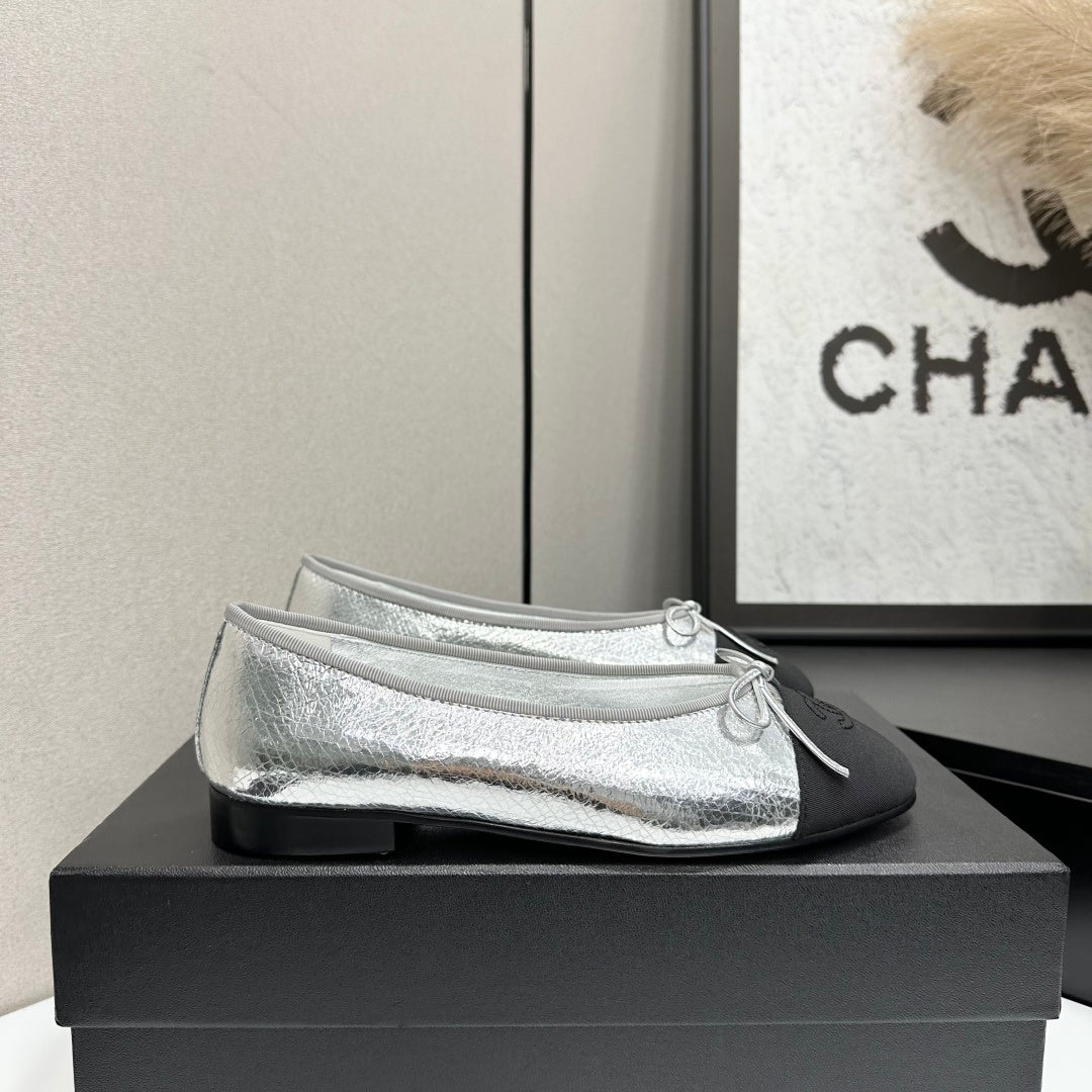 Chanel Classic Two-Tone Slingback Shoes
