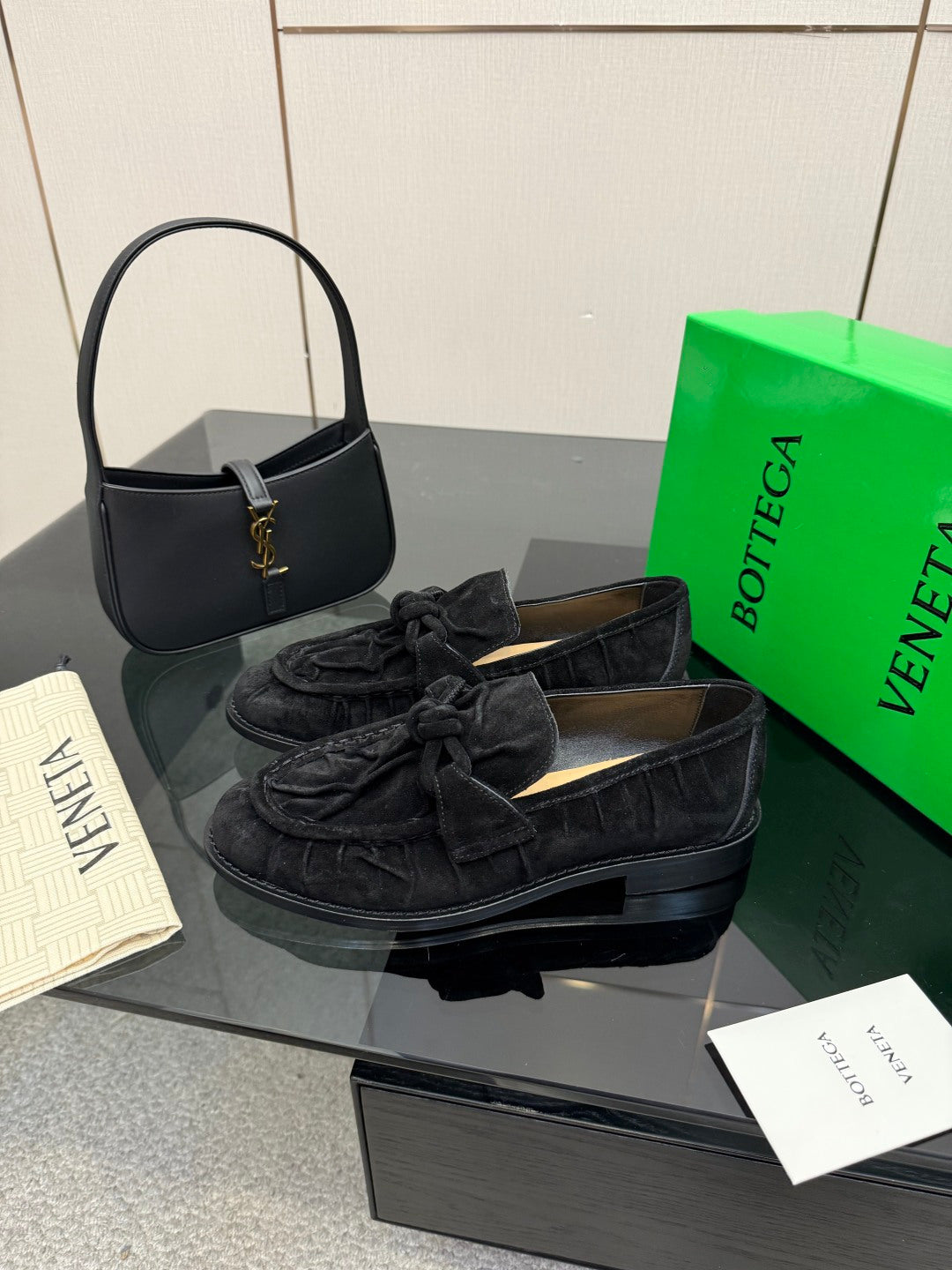 Bottega Veneta Astaire Suede Loafers