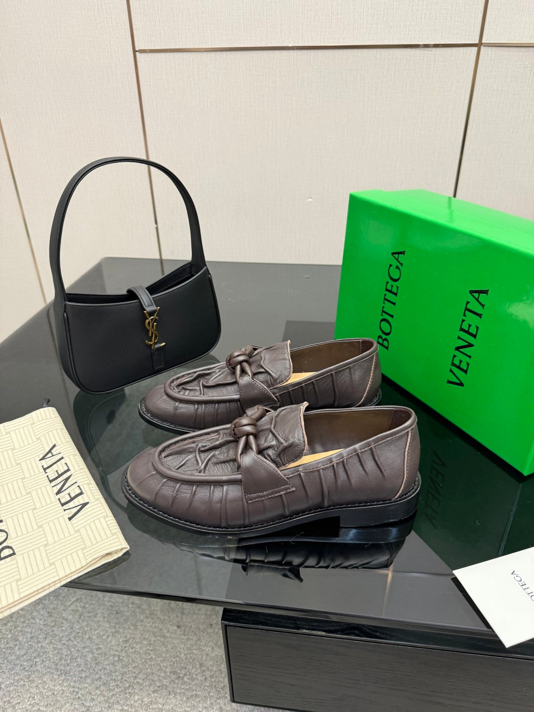 Bottega Veneta Astaire Suede Loafers