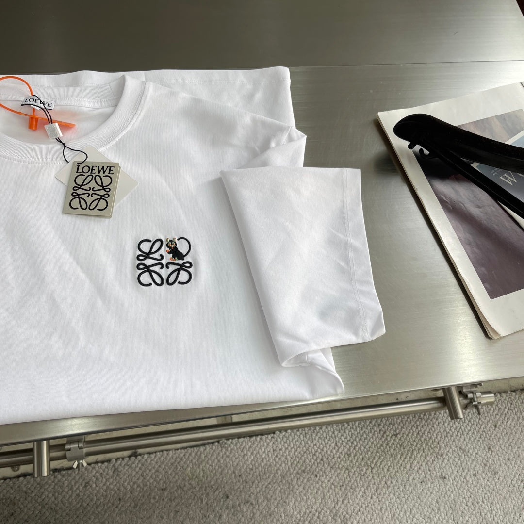 Loewe x Louis Wain Futurist Cats Embroidered T-Shirt