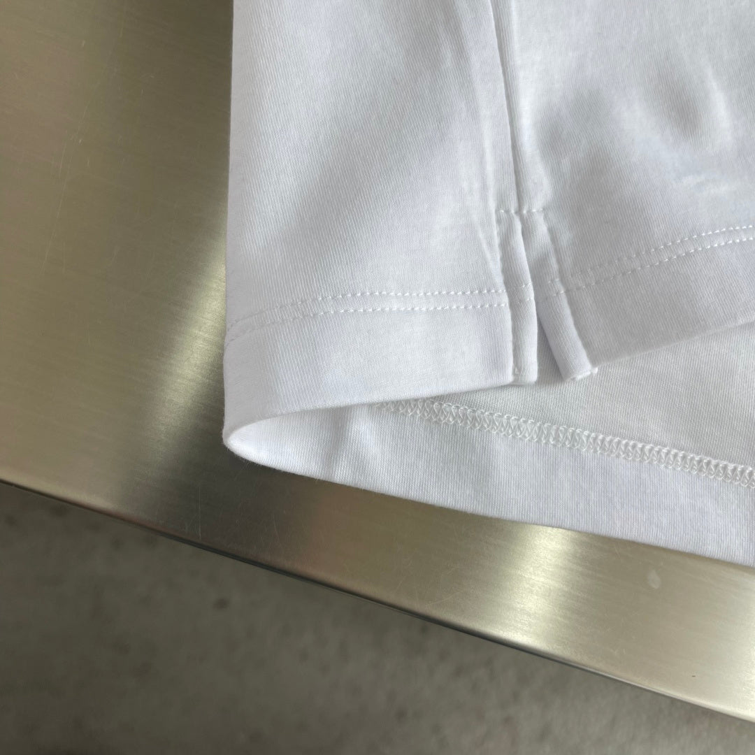 Prada Triangle Logo Short-Sleeve T-Shirt