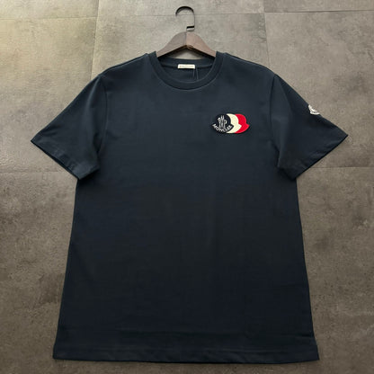 Moncler Triple Logo Short-Sleeve T-Shirt – 2026SS