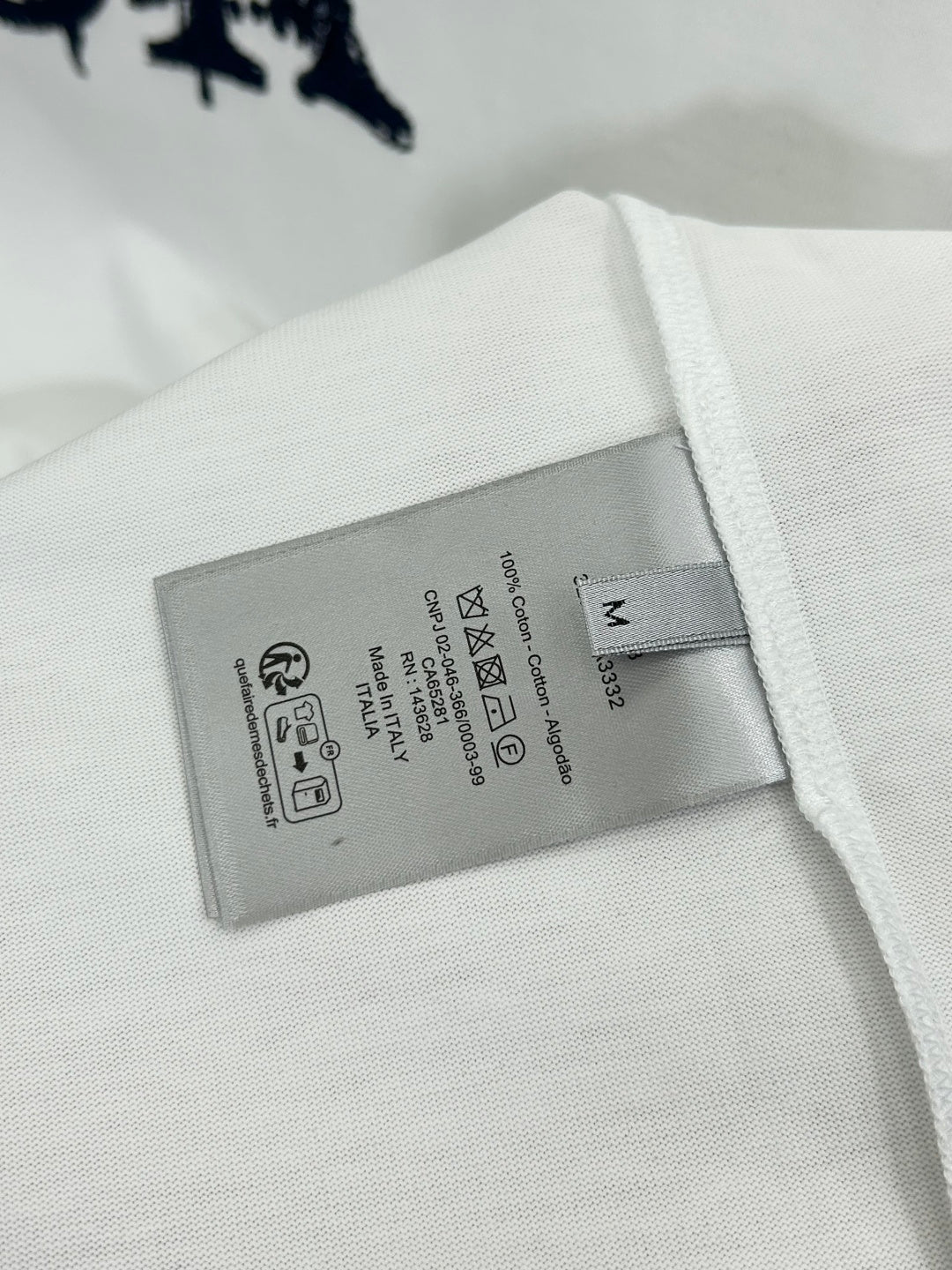 Dior 3D Logo High-Count Cotton T-Shirt – 2026SS