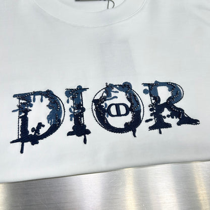 Dior 3D Logo High-Count Cotton T-Shirt – 2026SS