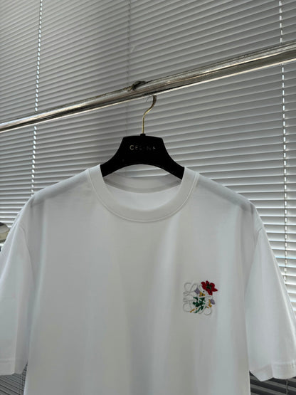 Loewe Embroidered Cotton T-Shirt