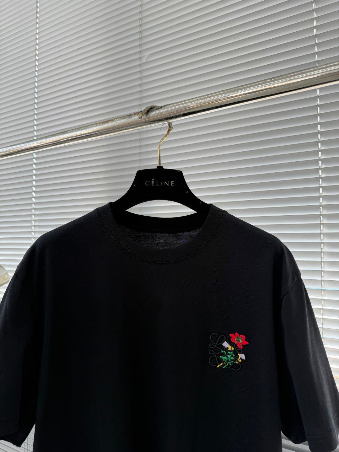 Loewe Embroidered Cotton T-Shirt
