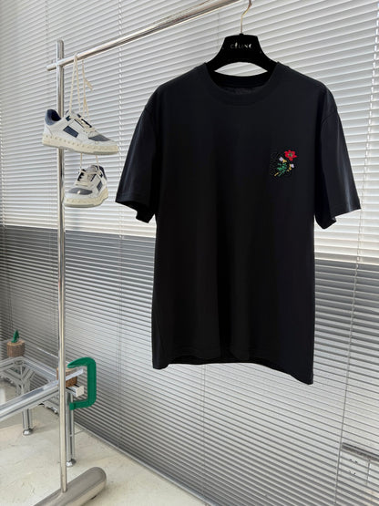 Loewe Embroidered Cotton T-Shirt