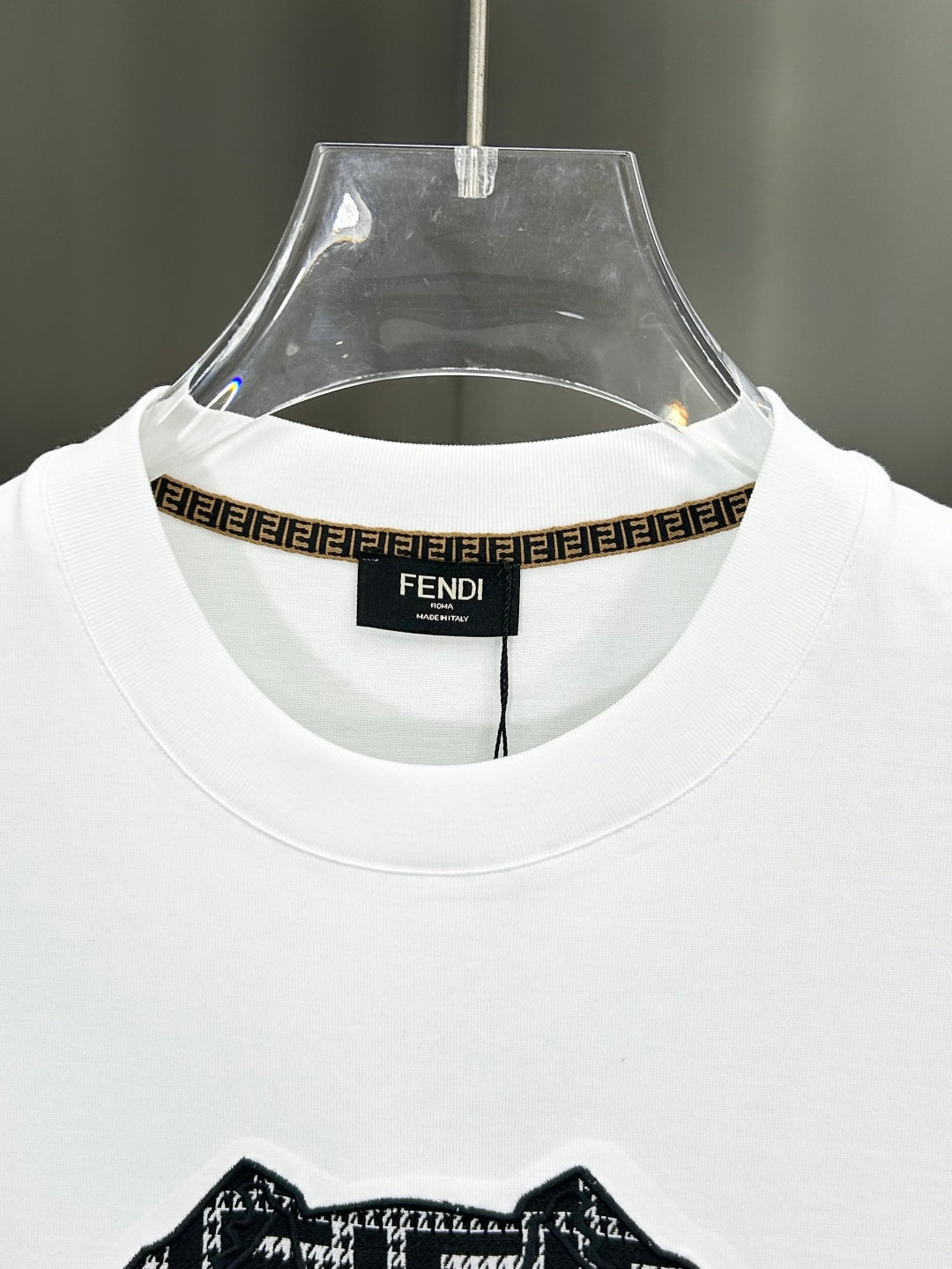 Fendi Logo and Graphic Cotton T-Shirt – 2026SS