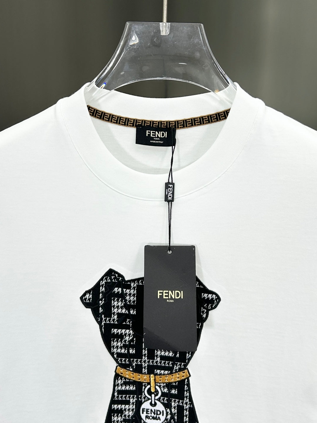 Fendi Logo and Graphic Cotton T-Shirt – 2026SS